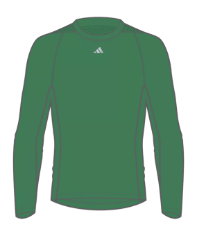 adidas Techfit Sweatshirt Grün - gruen