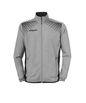 uhlsport Goal Präsentationsjacke Grau Schwarz F05 - grau