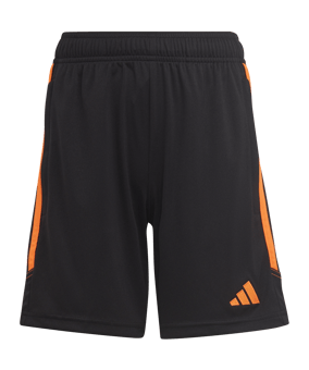 adidas Tiro 23 Short Kids Schwarz Orange - schwarz