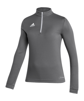 adidas Entrada 22 HalfZip Sweatshirt Damen Grau - grau