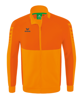 Erima Six Wings Trainingsjacke Kids Orange - orange