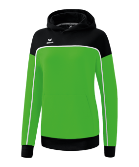 Erima Change by Hoody Damen Grün Schwarz - gruen