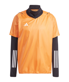 adidas Tiro 23 Sweatshirt Orange Schwarz - schwarz