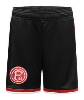 adidas Fortuna Düsseldorf Short Home 2026/2027 Kids Schwarz - schwarz