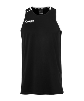 Kempa Player Tank Top Kids Schwarz Weiss F01 - schwarz