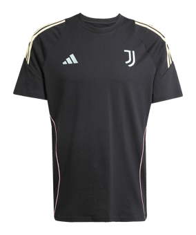 adidas Juventus Turin T-Shirt Schwarz 