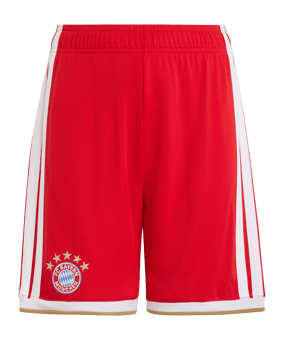 adidas FC Bayern München Short Home 2026/2027 Kids Rot - rot