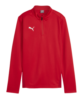 PUMA teamGOAL Training 1/4 Zip Sweatshirt Damen  Rot F01 - rot