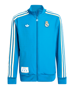 adidas Real Madrid Icon Track Sweatshirt Kids Blau - blau