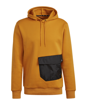 adidas Pocket Hoody Gelb Schwarz - gelb