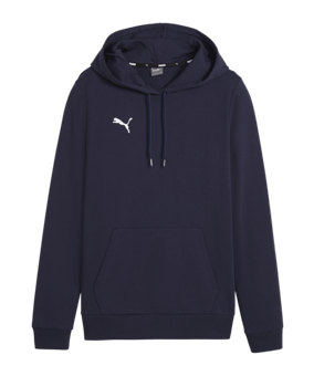 PUMA teamGOAL Casuals Hoody Damen Blau F06 - dunkelblau