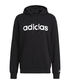 adidas Essentials Hoody Schwarz Weiss - schwarz
