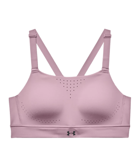 Under Armour Rush High Sport-BH Damen Pink F698 