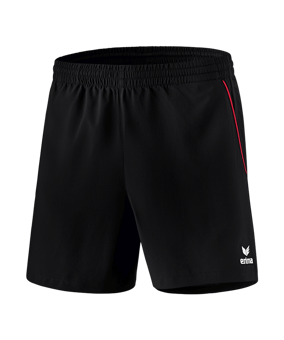 Erima Tischtennis Short Kids Schwarz Rot - schwarz
