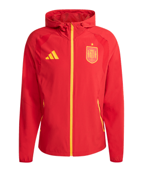 adidas Spanien Tiro Travel Windjacke Rot | - rot