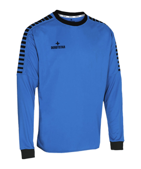 Derbystar Hyper Torwarttrikot langarm Kids F082 - blau
