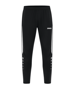 JAKO Power Trainingshose Kids Schwarz Weiss F802 | - schwarz