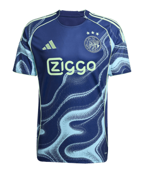 adidas Ajax Amsterdam Trikot Away 2025/2026 Blau - blau