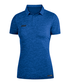 JAKO Premium Basics Poloshirt Damen Blau F04 - blau