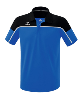 Erima Change Poloshirt Blau Schwarz - blau