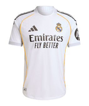 adidas Real Madrid Authentic Trikot Home 2025/2026 Weiß - weiss