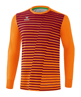 Erima Torwarttrikot Pro Kids Neon Orange Dunkelrot - orange
