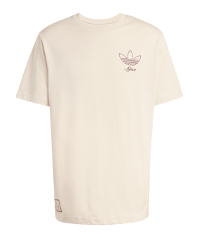 adidas Ajax Amsterdam Icon Graphic T-Shirt Beige - beige