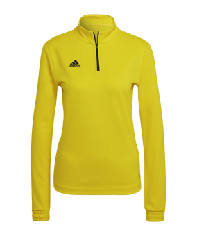 adidas Entrada 22 HalfZip Sweatshirt Damen Gelb - gelb