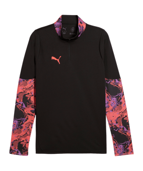 PUMA individualCUP 1/4 Zip Sweatshirt Schwarz F07 - schwarz