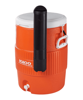 Igloo 10 Gallon Seat Top with Cup Dispenser 37,9L |  Getränkekühler Accessoire Orange - orange