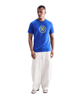 Nike M Nk Tee Total 90 2 T-Shirt Blau F480 - blau