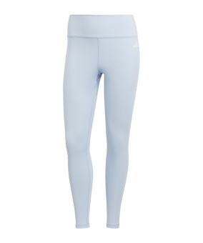 adidas 3-Stripes HW 7/8 Leggings Damen Blau - blau