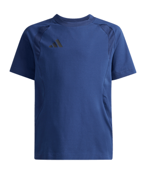 adidas Originals Tiro Travel T-Shirt Kids Dunkelblau - schwarz