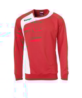 Kempa Peak Training Sweatshirt Rot Weiss F02 - rot