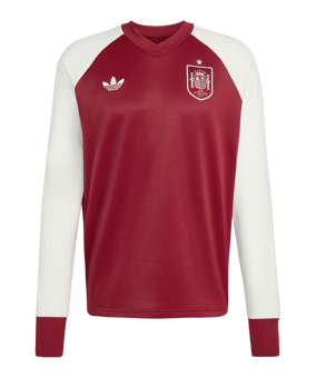 adidas FEF Spanien Prematch Sweatshirt WM 2026 Rot - rot