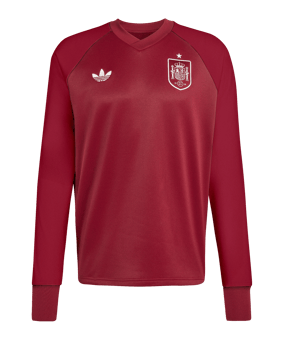 adidas FEF Spanien Prematch Sweatshirt WM 2026 Rot - rot