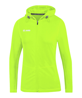 JAKO Run 2.0 Kapuzenjacke Damen Grün F25 - gruen