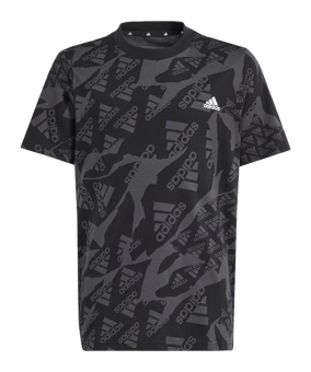 adidas T-Shirt Kids Schwarz - schwarz