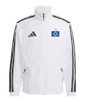 adidas Hamburger SV Anthem Jacke Weiß - weiss