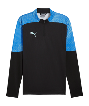 PUMA IndividualFinal 1/4 Zip Top Sweatshirt Schwarz F02 - schwarz