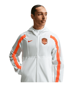 Nike KNVB Niederlande Trainingsjacke Weiß F100 - weiss