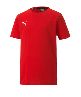 PUMA teamGOAL 23 Casuals Tee T-Shirt Kids Rot F01 - rot