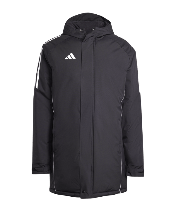 adidas Tiro 24 Winterjacke Schwarz Weiss - schwarz