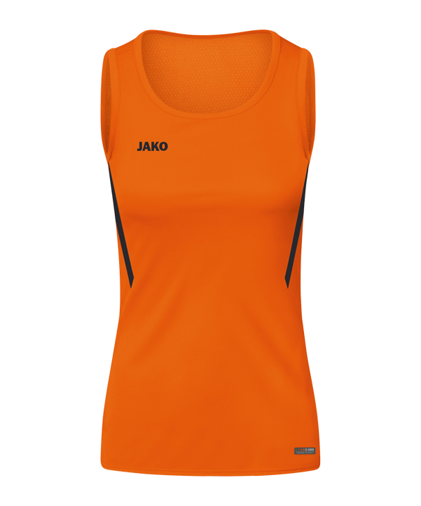 JAKO Challenge Tanktop Damen Orange Schwarz F351