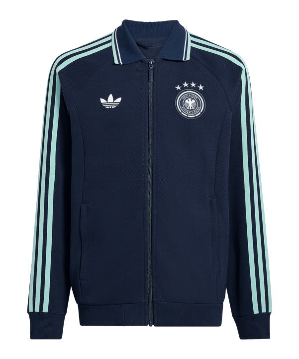 adidas Originals DFB Deutschland Anthem Jacke Kids Blau - blau