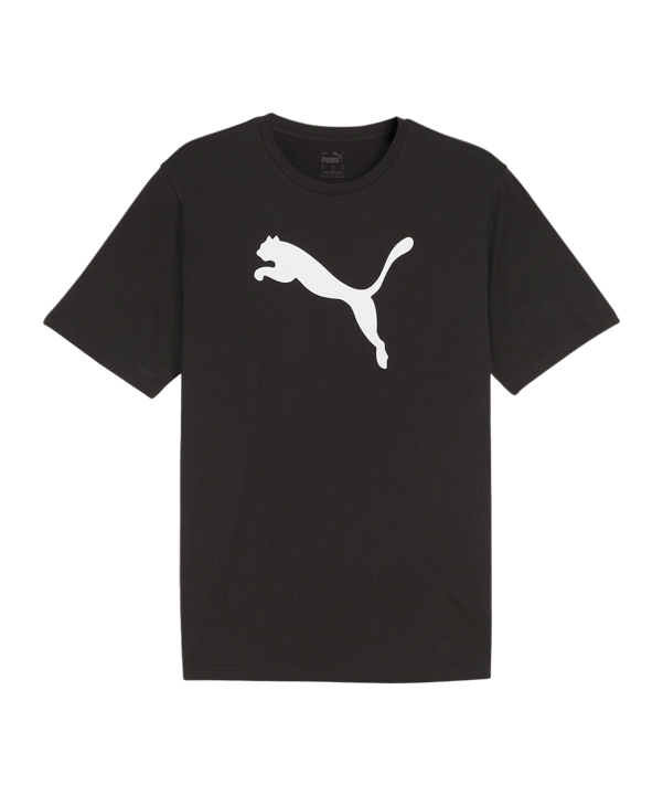 PUMA teamRISE Logo Trainingshirt Schwarz F03
