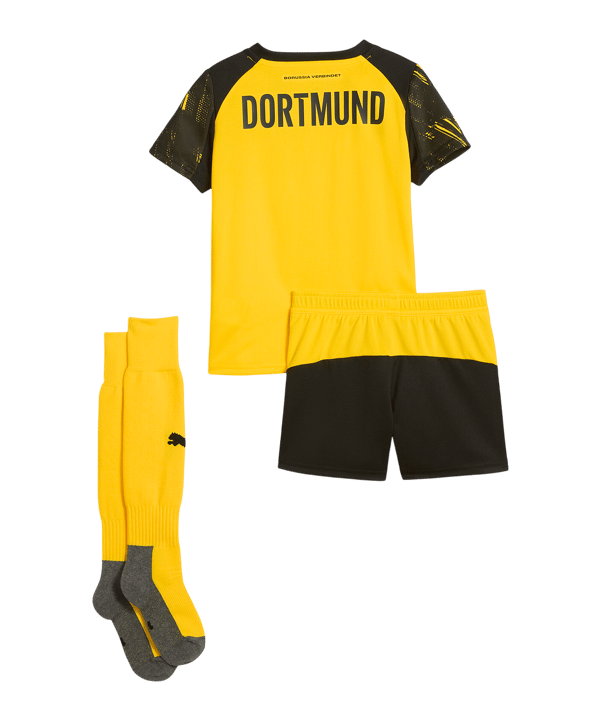 PUMA Borussia Dortmund Trikot Set Home Kids Gelb F01 - gelb