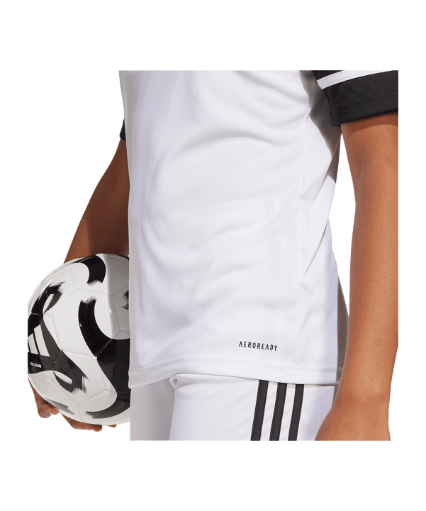 adidas Squadra 25 Trikot Kids Weiß Schwarz - weiss