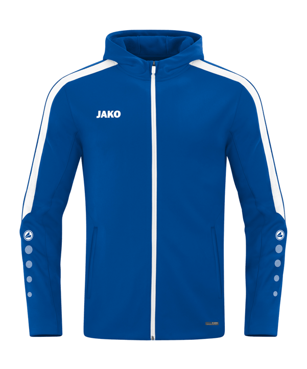 JAKO Power Kapuzenjacke Blau F400