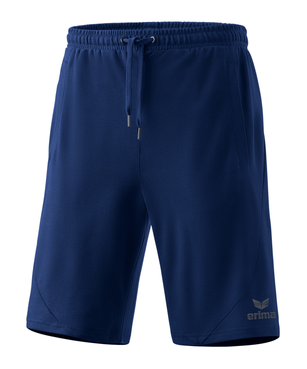 Erima Essential Sweatshort Dunkelblau - blau